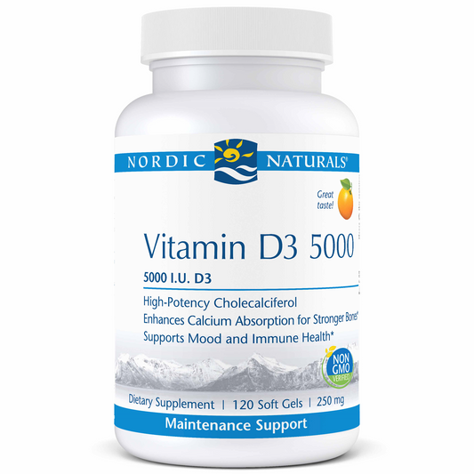 Nordic Naturals Vitamin D3 5000 IU 120 gels