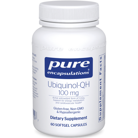 Pure Encapsulations Ubiquinol-QH 100 mg 60 softgels