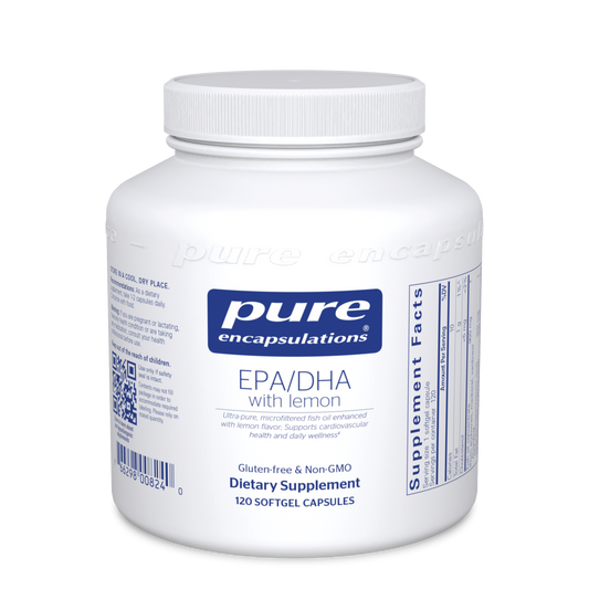 Pure Encapsulations EPA/DHA with lemon 120 gels