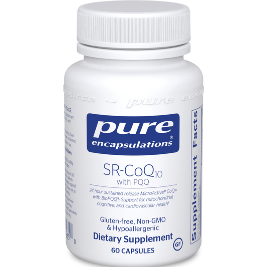 Pure Encapsulations SR-CoQ10 with PQQ 60 vegcaps