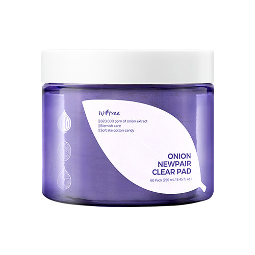 Isntree Onion New Fair Clear Pad 250ml, 60pcs, 1pcs