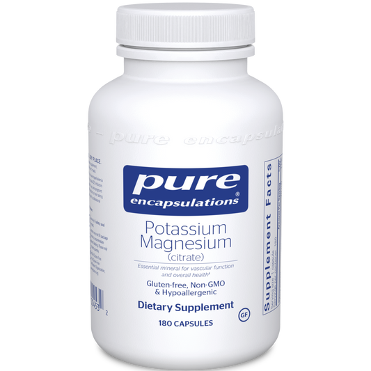 Pure Encapsulations Potassium Magnesium (citrate) 180 vcaps