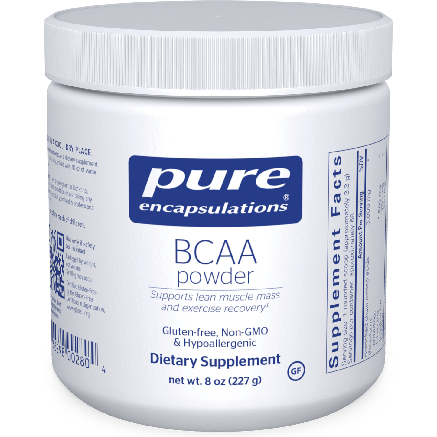 Pure Encapsulations BCAA Powder 8 oz