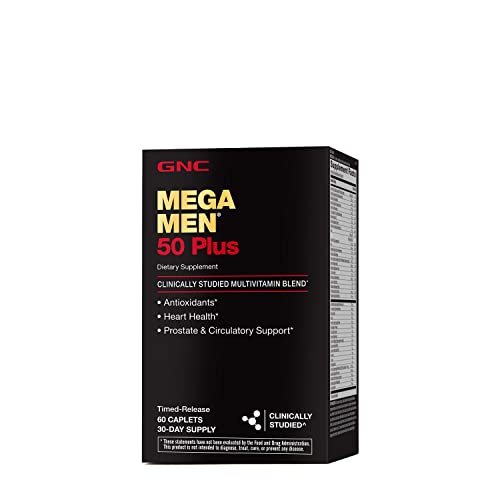 GNC Mega Men 50 Plus Multivitamin 60 Count