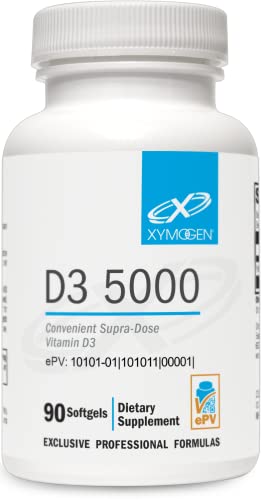 XYMOGEN D3 5000 (125 mcg) 90 Gelatin Softgels