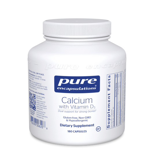 Pure Encapsulations Calcium with Vitamin D3 180 vegcaps