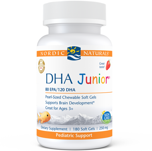 Nordic Naturals DHA Junior - Strawberry 180 gel caps