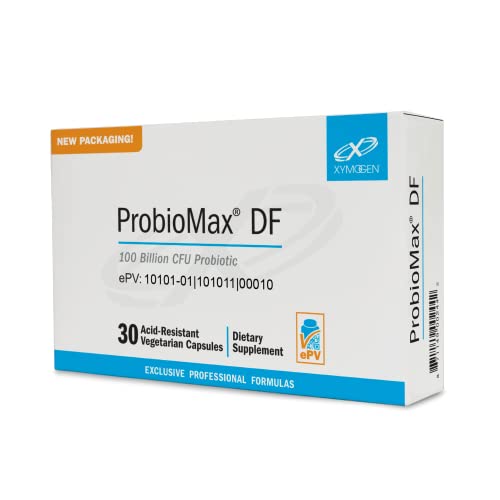 XYMOGEN ProbioMax DF - 100 Billion CFU 30 Acid Resistant Capsules