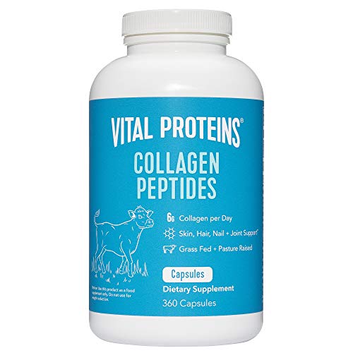 Vital Proteins Collagen Pills Supplement (Type I, III), 360 Collagen Capsules
