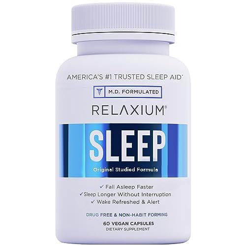 Relaxium Sleep Aid, 30-Day Supply, 60 Vegan Capsules