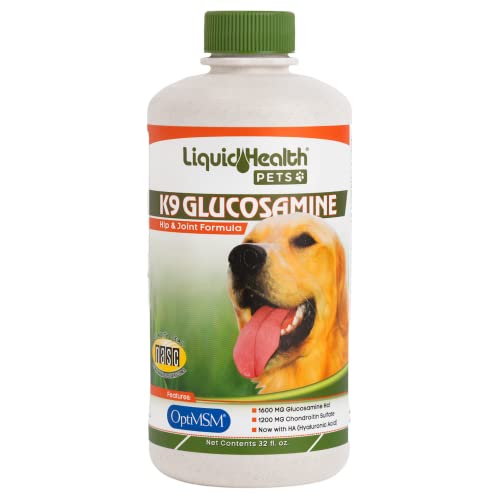 LIQUIDHEALTH K9 Liquid Glucosamine for Dogs 32 OZ