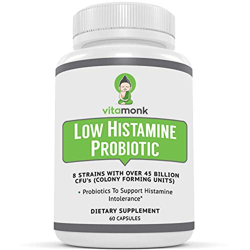 Low Histamine Probiotics by VitaMonk™ 60 Capsules