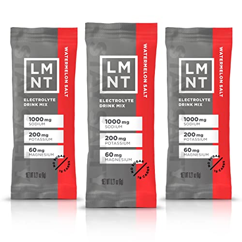 LMNT Zero-Sugar Electrolytes Watermelon Salt 30 Sticks