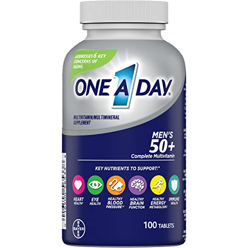 One A Day Men’s 50+ Multivitamins Supplement 100 Tablets