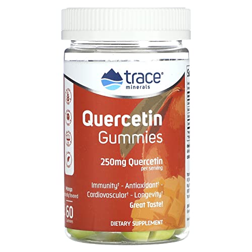 Trace Minerals Quercetin Gummies (250mg Per Serving) 60 Count