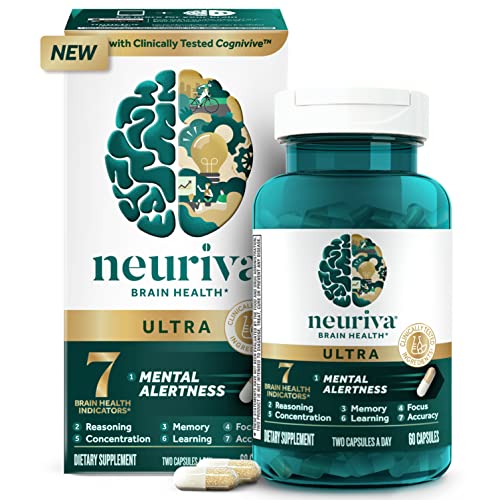 NEURIVA ULTRA Decaffeinated Nootropic Brain Supplement 60ct