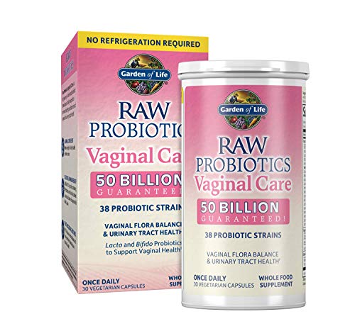 Garden of Life RAW Probiotics Vaginal Care 50 Billion CFU 30 Vegetarian Capsules