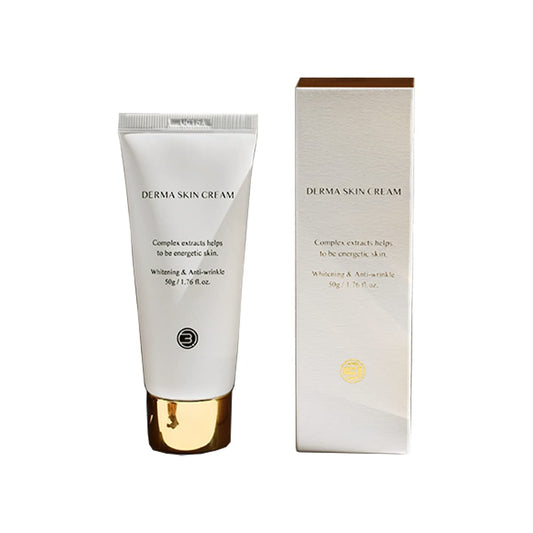 BQCELL][ Korean Beauty DERMA SKIN CREAM 50g [Double Complex Extract], Daily BOOST Moisturizer Facial Cream With Niacinamide For All Skin Types, Day And Night SKINCARE