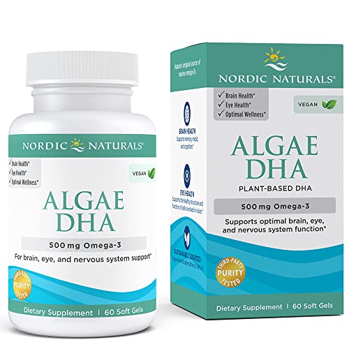 Nordic Naturals Algae DHA - 60 Soft Gels