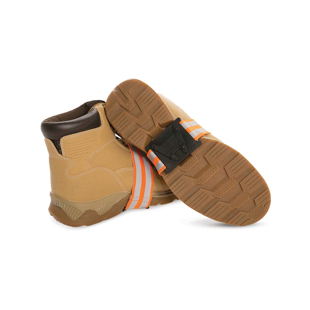 Mid-Sole Ice Cleats - Easily Rotate Traction Cleats For Indoor/Outdoor Transition, Driving, Or Walking (1 Pair)