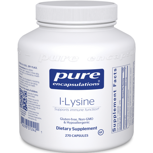Pure Encapsulations l-Lysine 270 vcaps