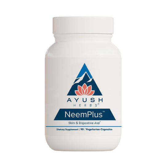 Ayush Herbs Neem Plus 90 Vegetarian Capsules