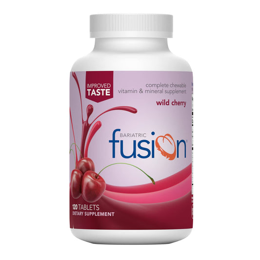 Bariatric Fusion Wild Cherry  Multivitamin with Iron 120 Chewable Tablets
