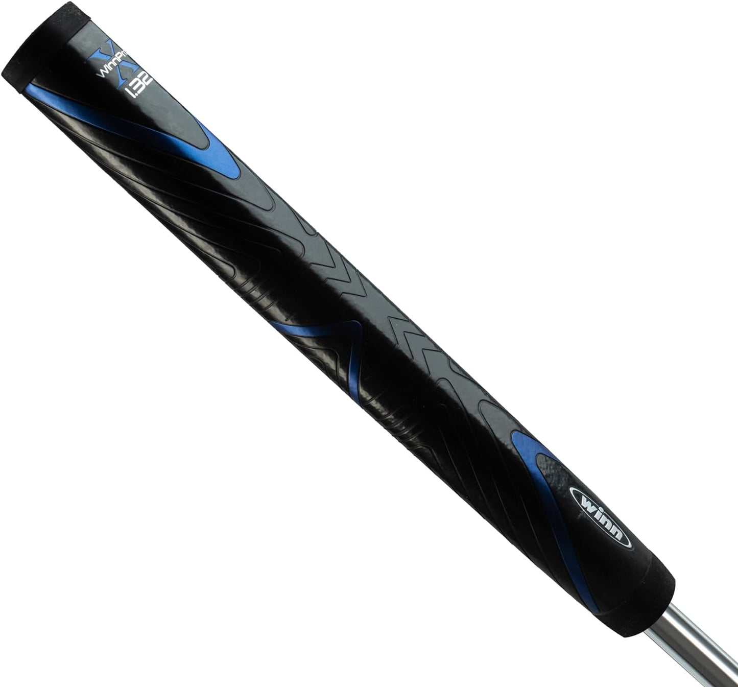 Winn Pro X 1.32 Putter Grip (Jumbo, Black/Blue)