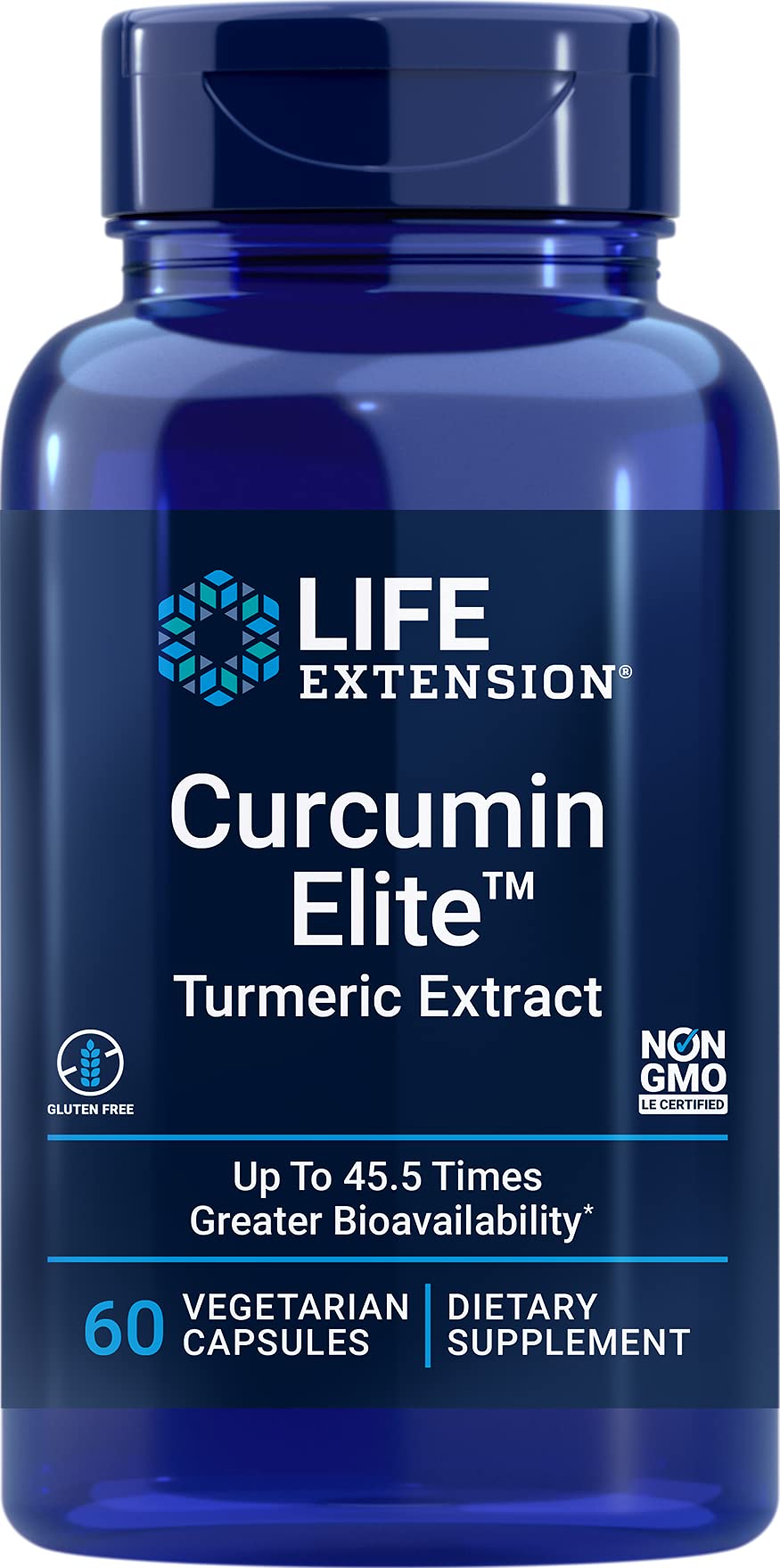 Life Extension Curcumin Elite Turmeric Extract 60 Capsules
