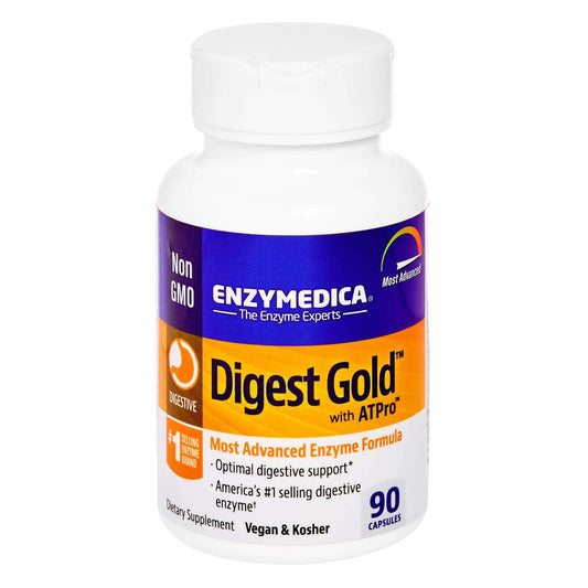 Enzymedica, Digest Gold + ATPro, Maximum Strength Enzymes, 45 Capsules