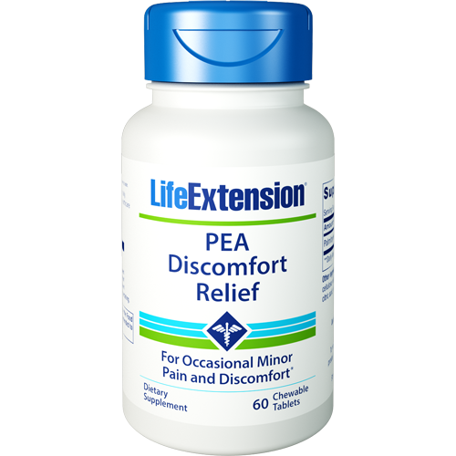 Life Extension PEA Discomfort Relief 60 chew tabs