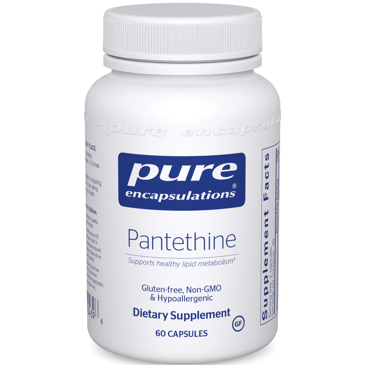 Pure Encapsulations Pantethine 250 mg