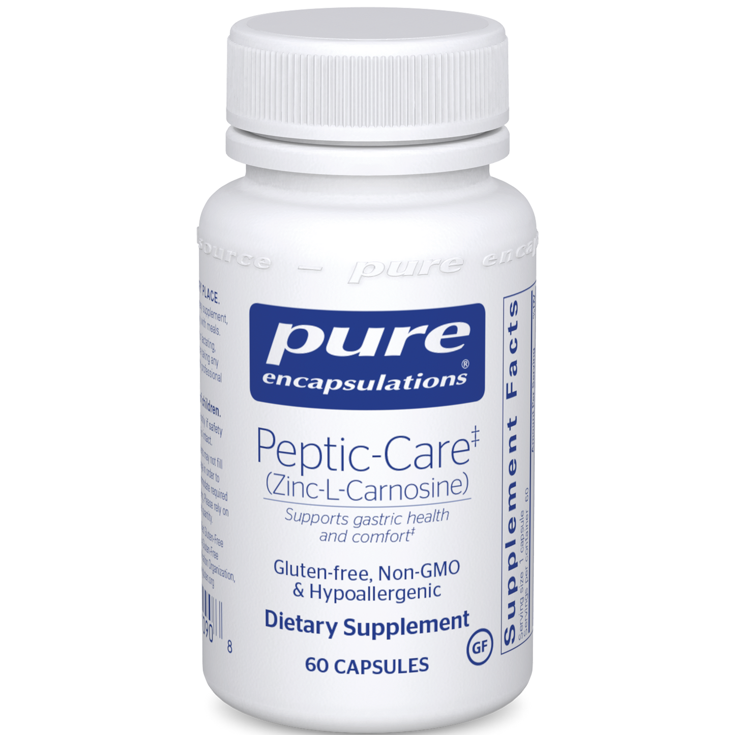Pure Encapsulations Peptic-Care (Zinc-L-Carnosine) 60 caps
