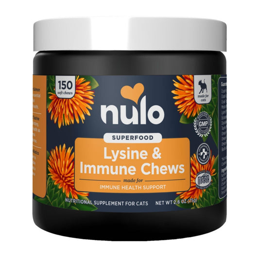 Nulo Cat Supplement Soft Chew Lysine & Immune 2,6oz,