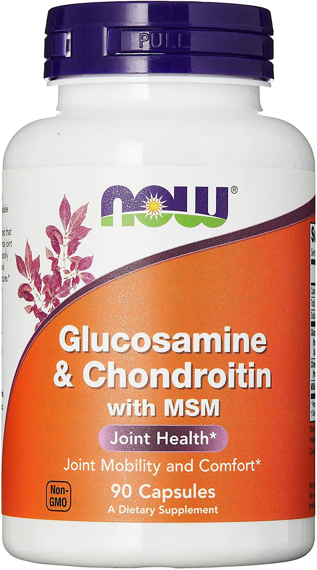 NOW Glucosamine & Chondroitin with MSM, 90 Capsules