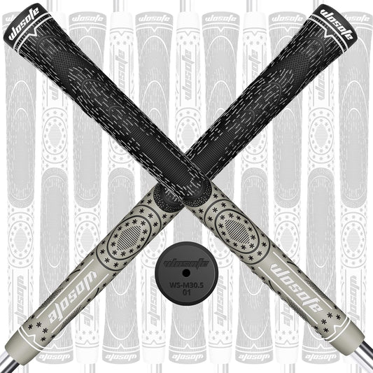 Golf Grips 13 Pack Cord Rubber Compound Material Hybrid Golf Club Grips Standard Midsize Options of 4 Colors All Weather Performance