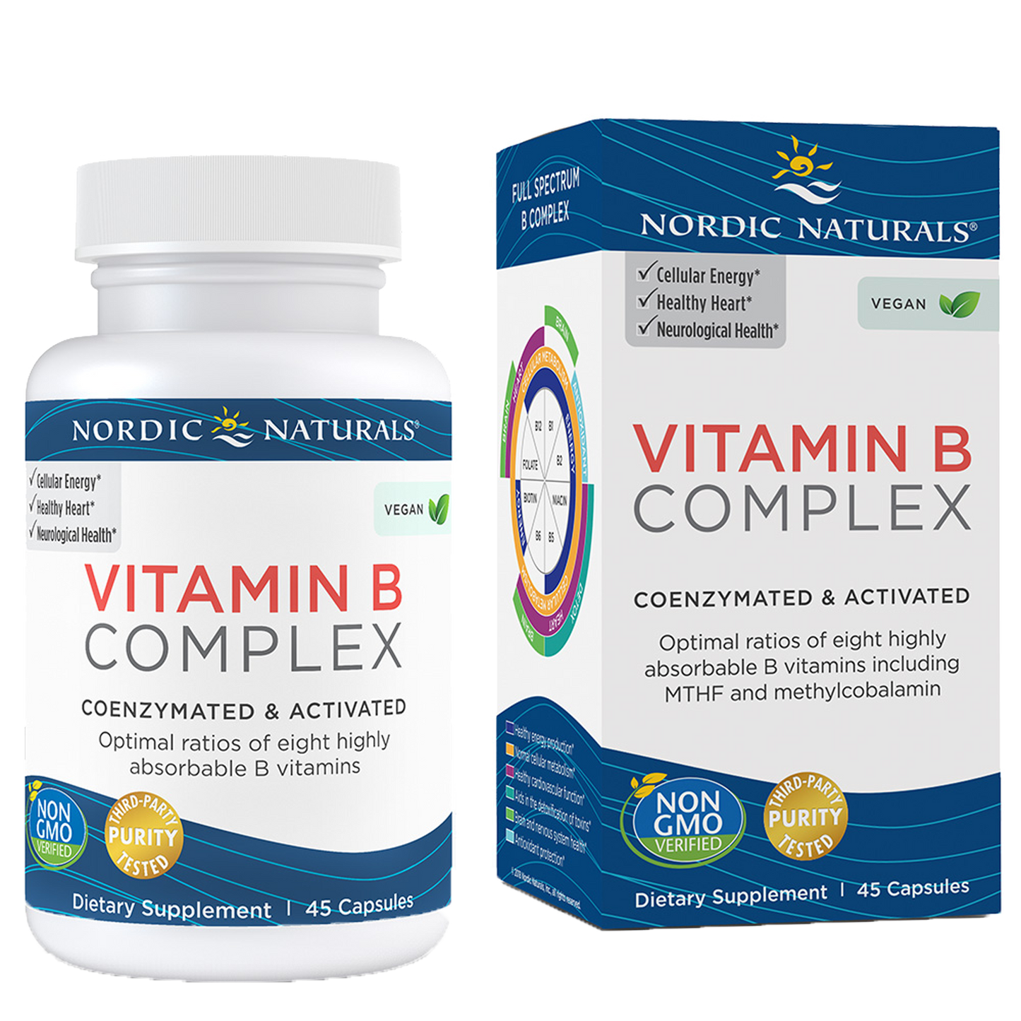 Nordic Naturals Vitamin B Complex 45 vegcaps
