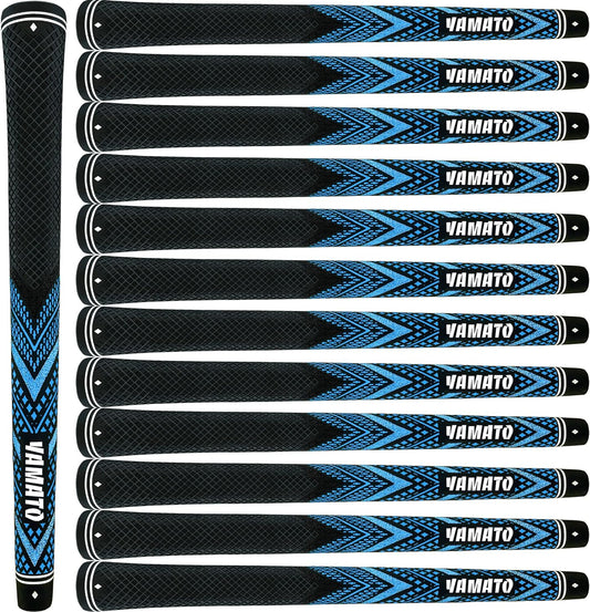 Yamato Innovative Golf Grips 13 Pack Midsize/Standardsize Golf Club Grips, All-Weather Firm Control And High Performance Grips Provides Superior Comfort And Responsiveness,4 colors Available