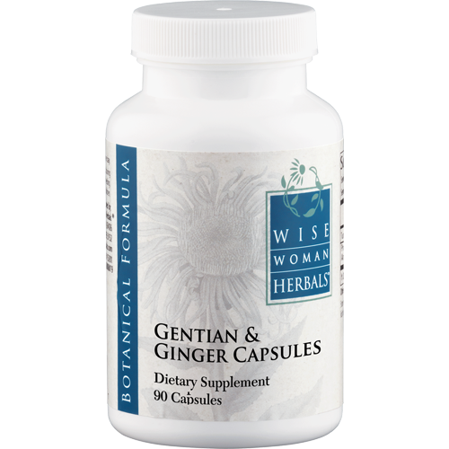 Wise Woman Herbals Gentian & Ginger Capsules 90 caps