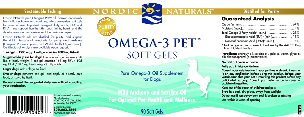 Nordic Naturals Omega-3 Pet
