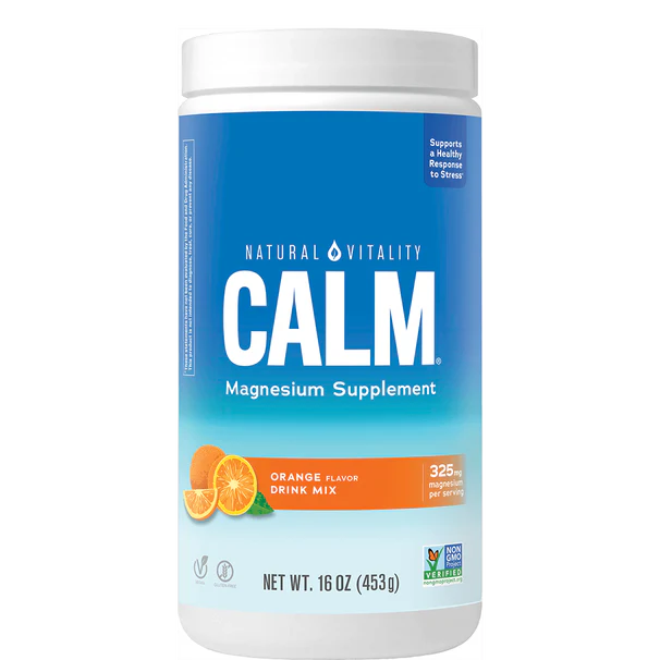 Natural Vitality CALM Magnesium Powder, Orange