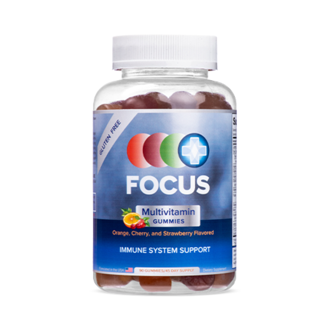 Focus Multivitamin Supports Overall Health & Increases Energy Gummies
