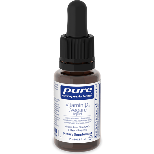 Pure Encapsulations Vitamin D3  Liquid Vegan .3 fl oz