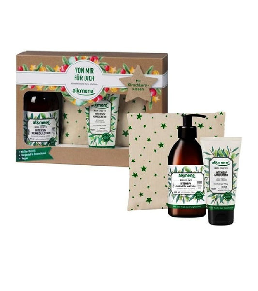 Alkmene:Power of Medicinal Plants Gift Set +Cherry Stone Pillow