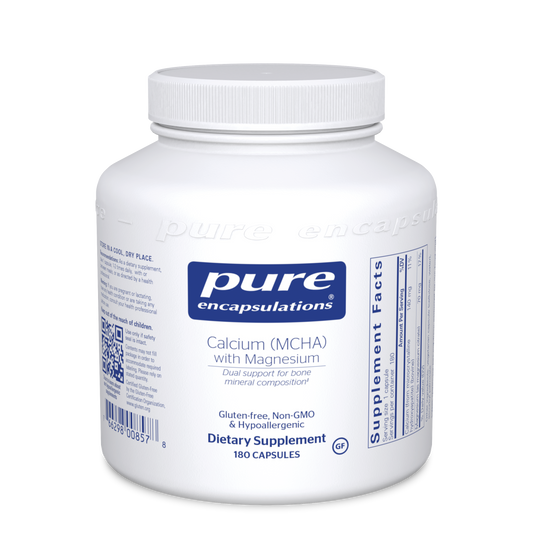 Pure Encapsulations Calcium (MCHA) with Magnesium 180 vcaps