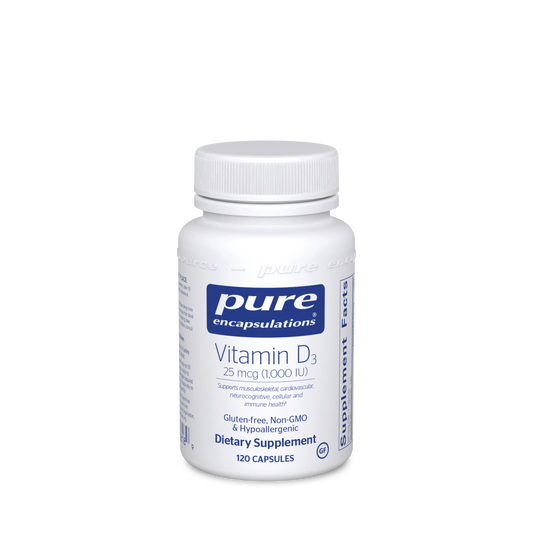 Pure Encapsulations Vitamin D3 1000 IU 120 vcaps