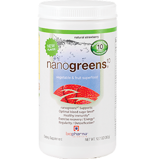BioPharma Scientific Nanogreens10 Strawberry  12.7 oz