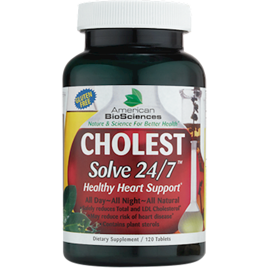American BioSciences CHOLESTSolve 24/7 120 tabs