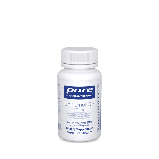 Pure Encapsulations Ubiquinol-QH 50 mg 60 gels