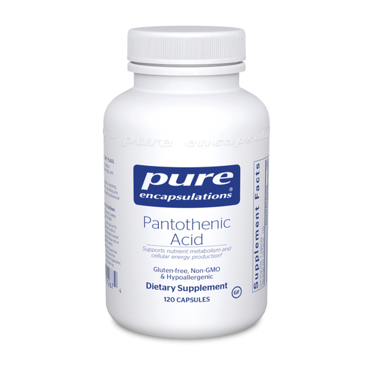 Pure Encapsulations Pantothenic Acid 120 vegcaps